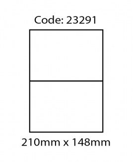 ABBA 23291 Laser Label [210mm x 148mm (A5)]